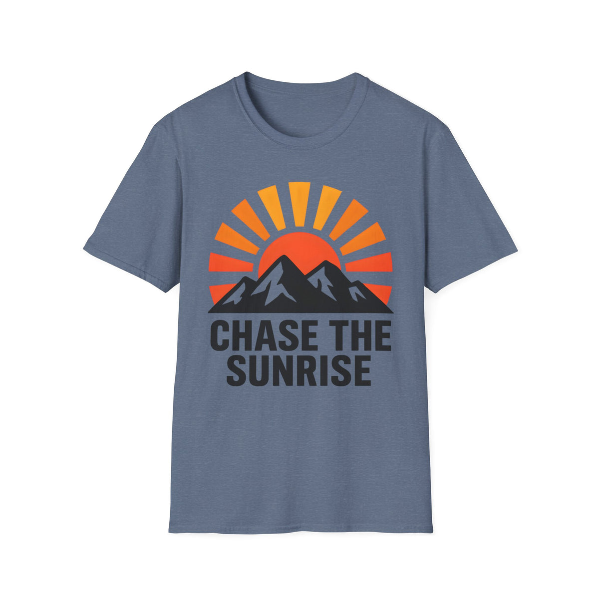 Chase The Sunrise Mountain T-Shirt — Sunrise & Peaks Graphic Tee