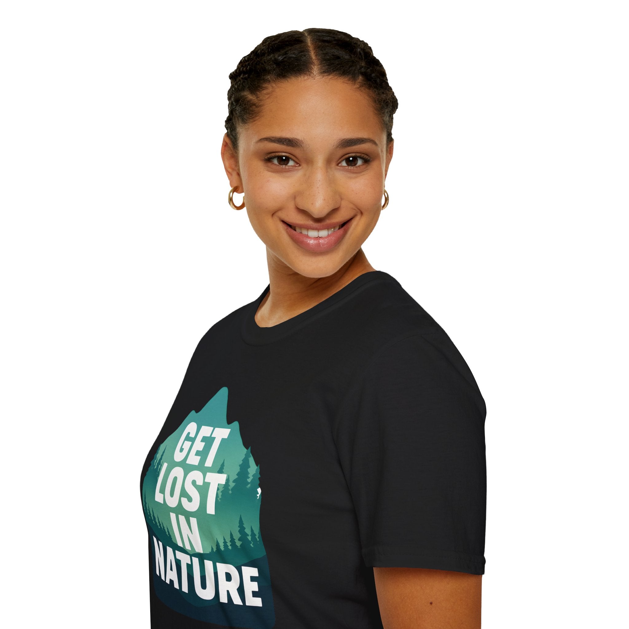"Get Lost in Nature" Pine Trees T-Shirt