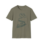 Boots with Footprints "Forever Outdoors" T-Shirt