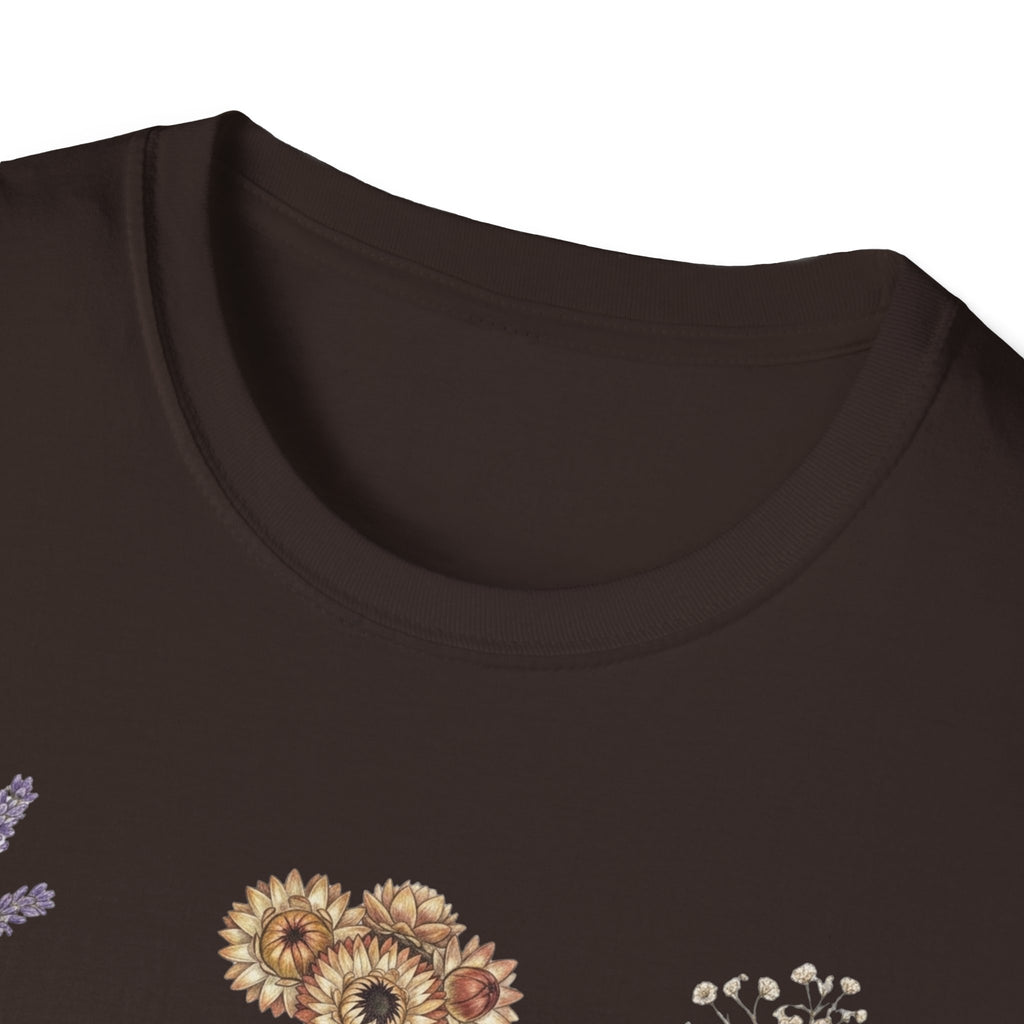Floral Mini Bouquet T-Shirt — Vintage Botanical Graphic Tee
