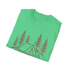 Camping Tent and Campfire T-Shirt