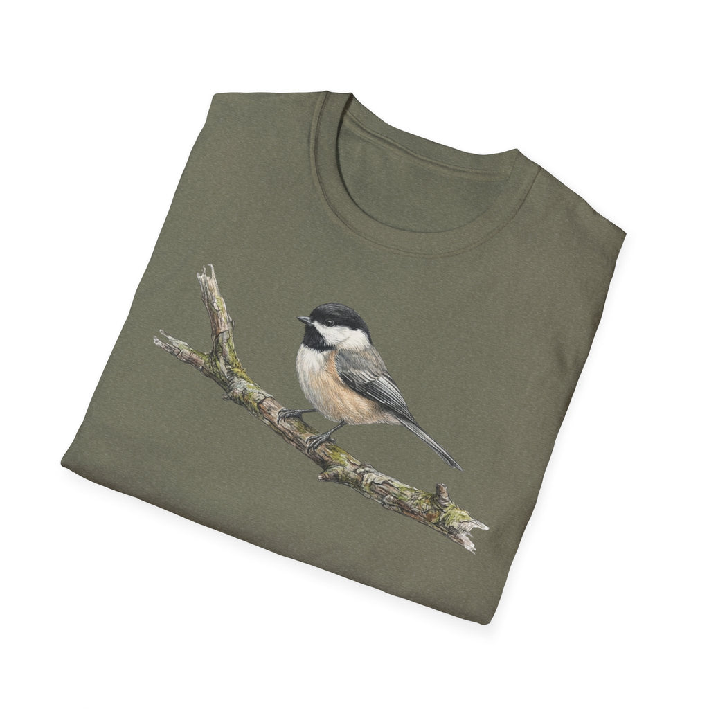 Copy of Chickadee Tee — Watercolor Songbird T‑Shirt