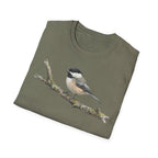 Copy of Chickadee Tee — Watercolor Songbird T‑Shirt