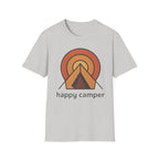 Happy Camper Retro Sunset Camping T-Shirt