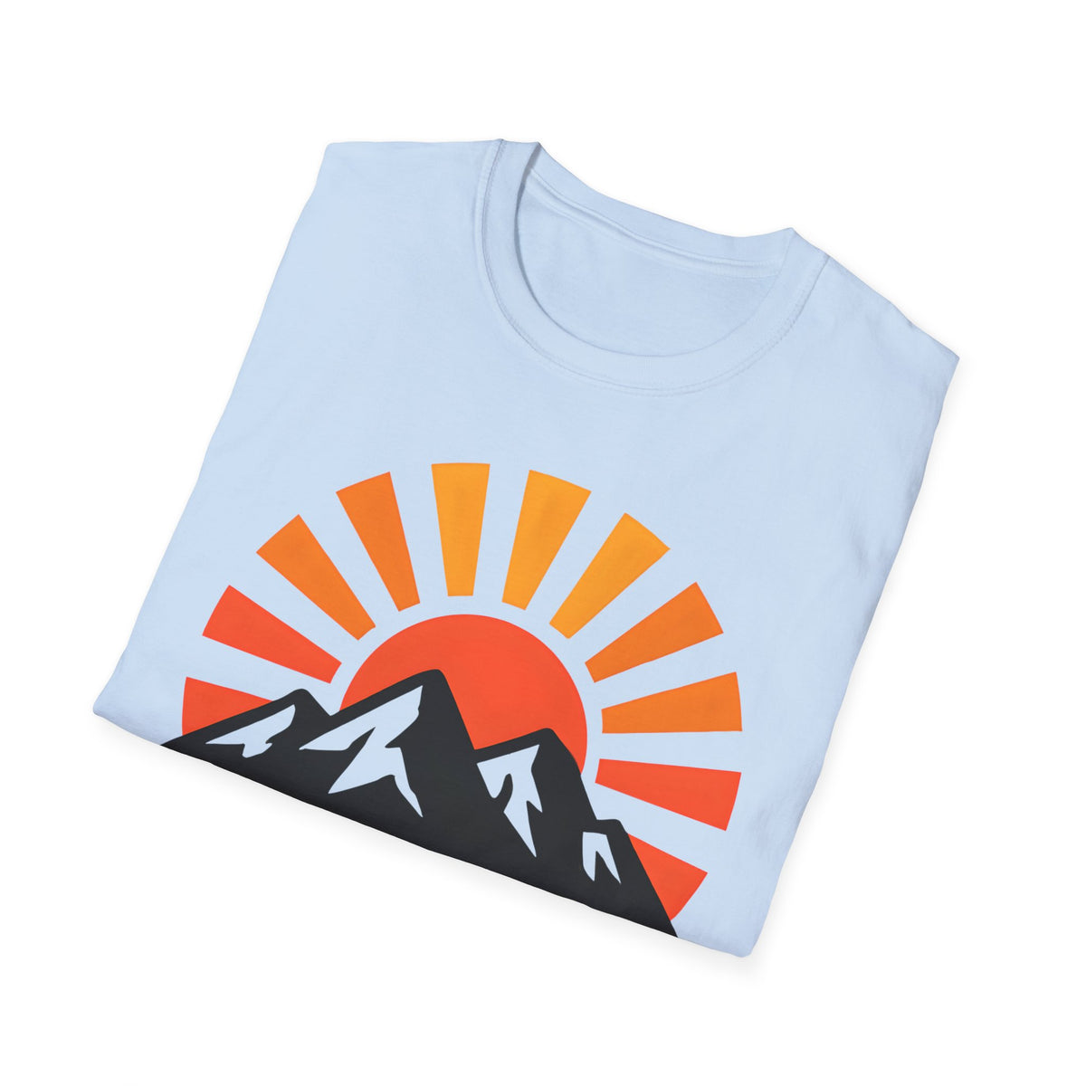Chase The Sunrise Mountain T-Shirt — Sunrise & Peaks Graphic Tee