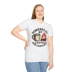 Powered By Coffee And Campfires Vintage Camping T-Shirt
