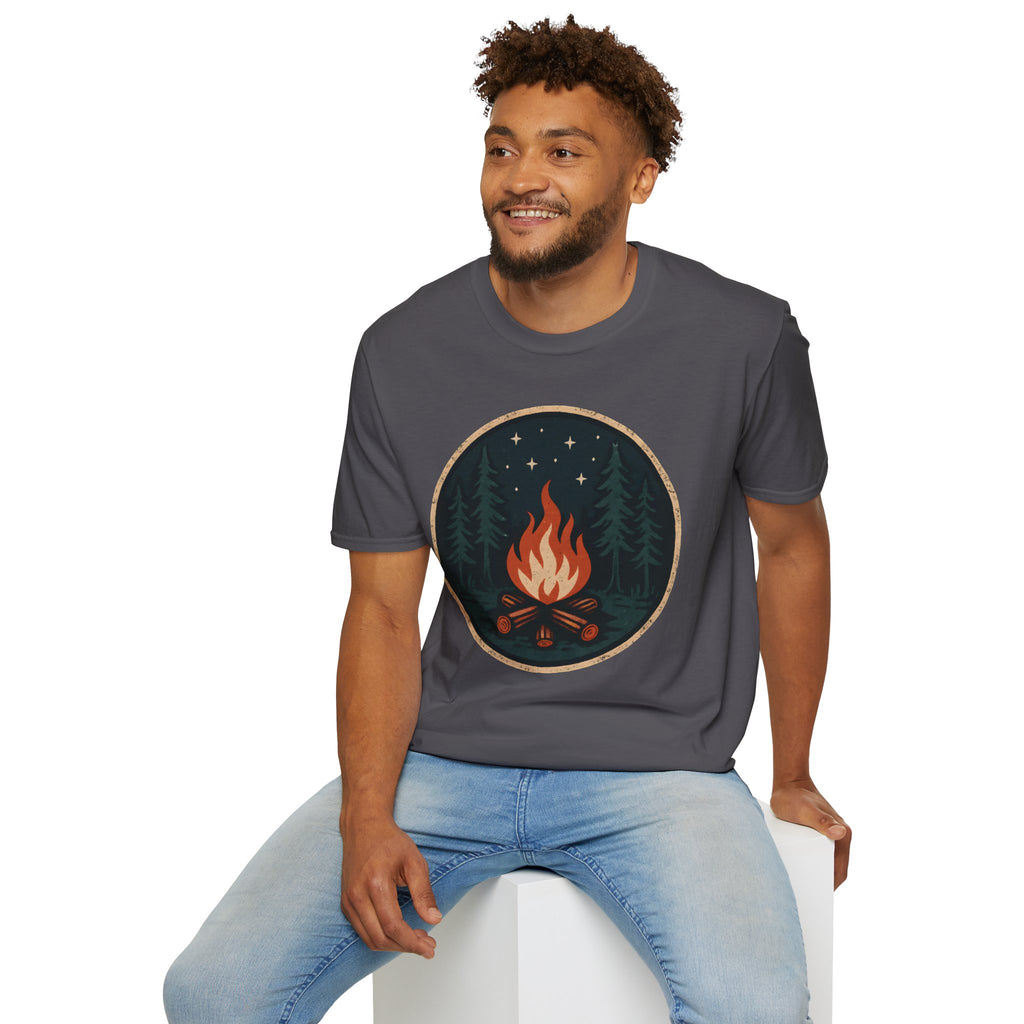 Forest Campfire at Night T-Shirt