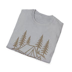 Camping Tent and Campfire T-Shirt