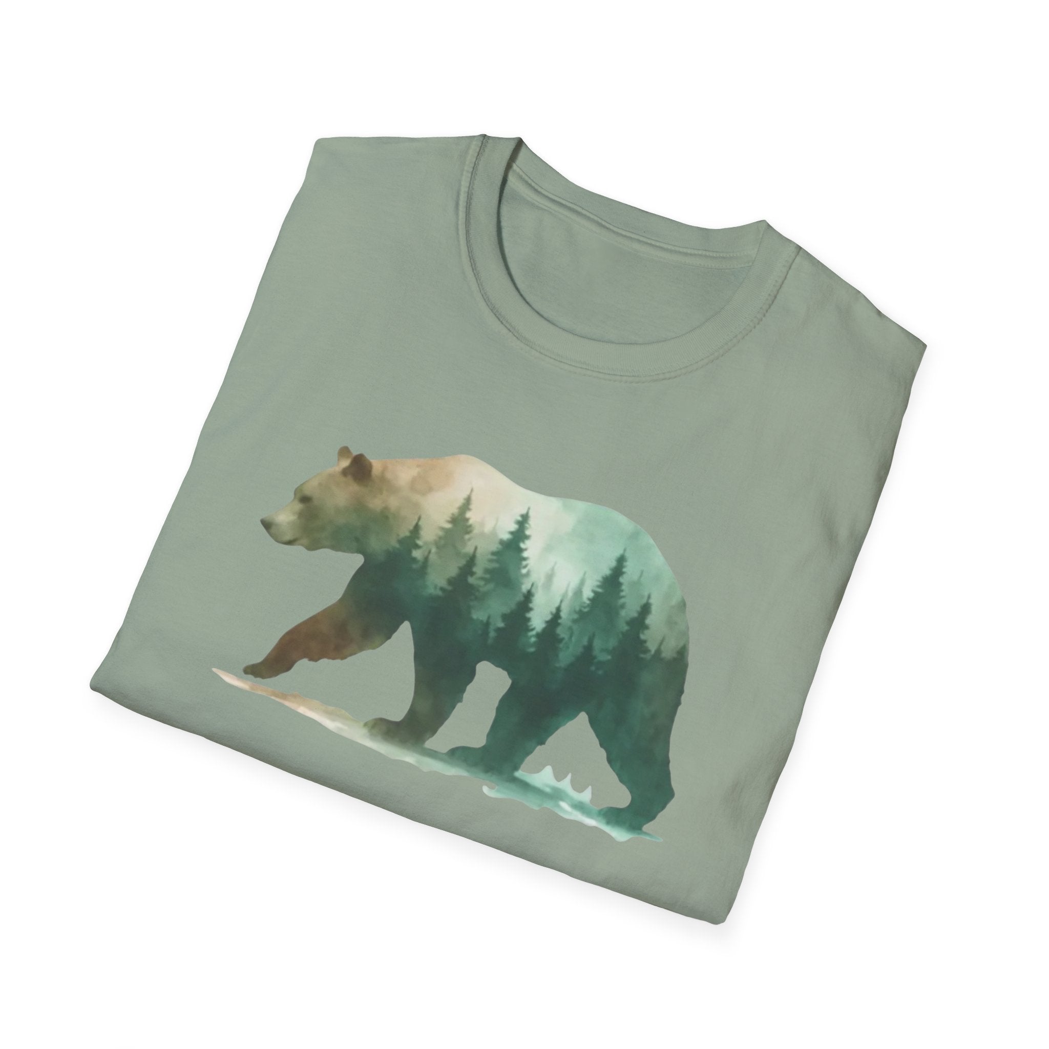 Forest Bear Silhouette T-Shirt