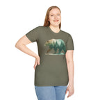 Forest Bear T-Shirt — Watercolor Woodland Bear Graphic Tee Shirt