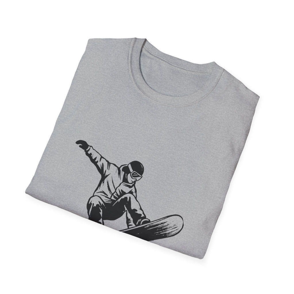 Snowboarder Graphic Tee — Snowboarding Action Shirt