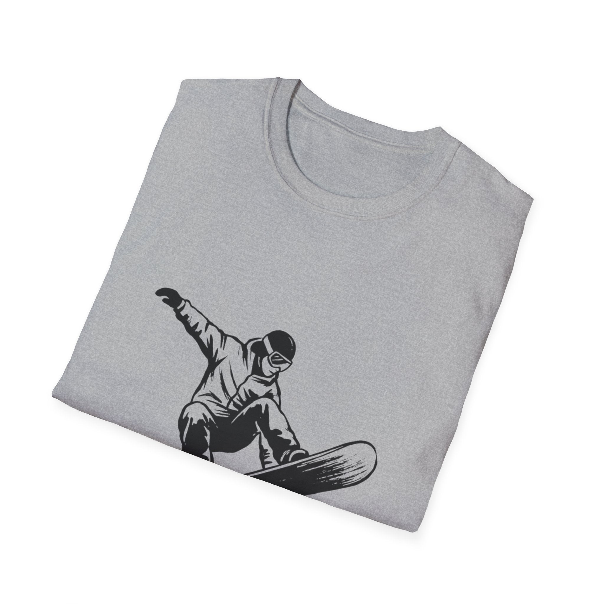 Snowboarder Graphic Tee — Snowboarding Action Shirt