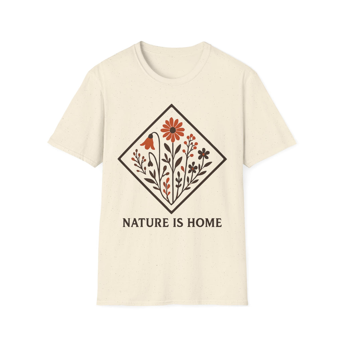 "Nature Is Home" Floral T-Shirt