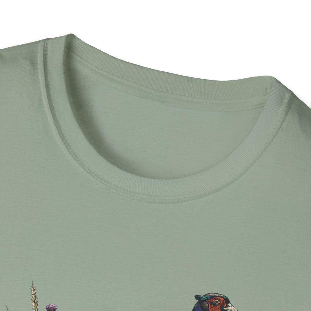 Pheasant Graphic T-Shirt — Vintage Game Bird Tee for Hunters & Nature Lovers
