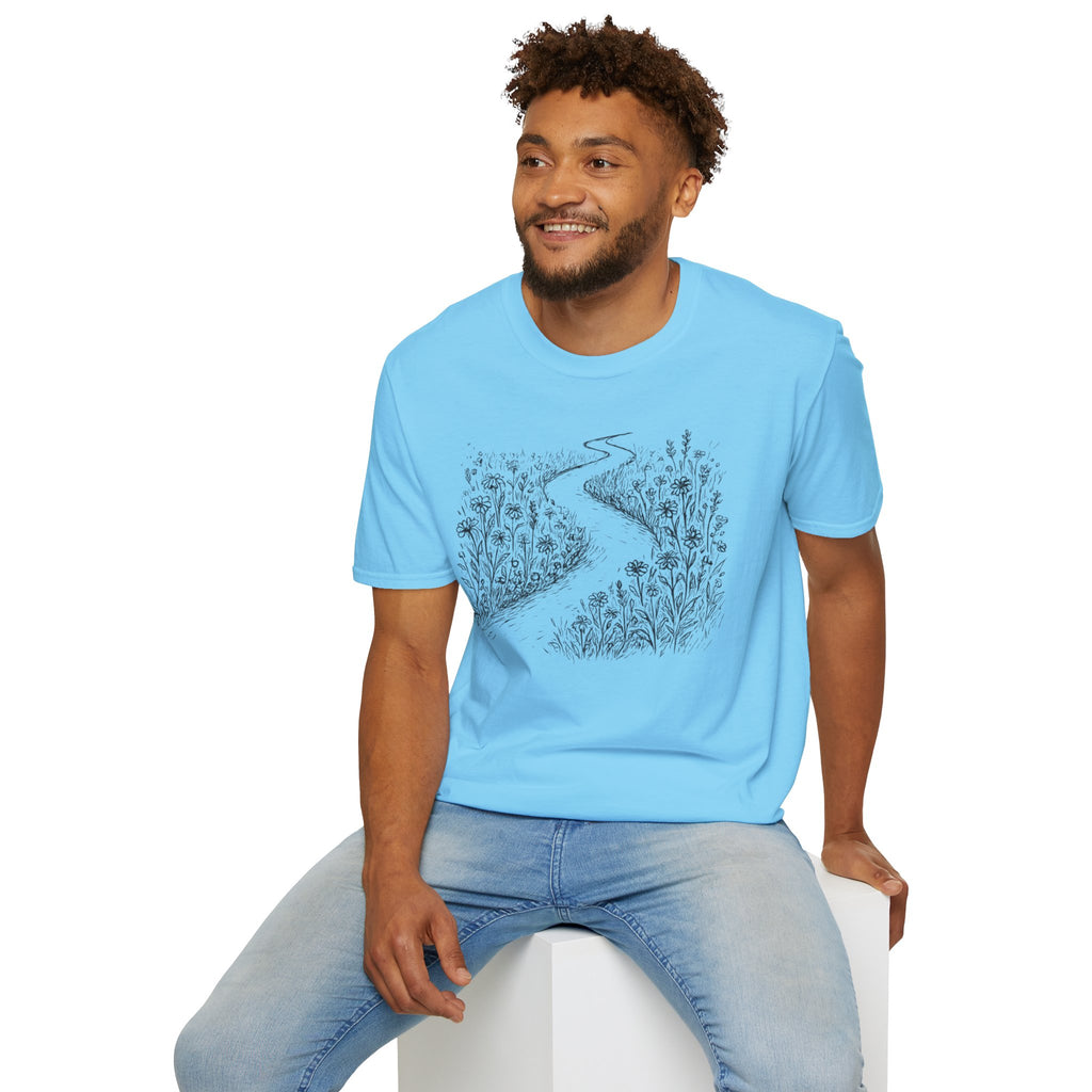Winding Path Through The Meadow T-Shirt
