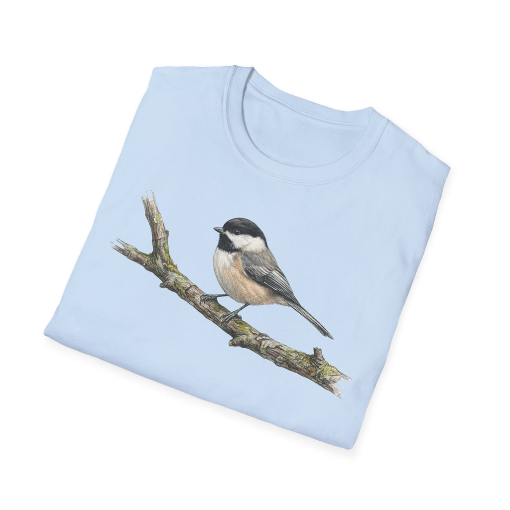 Copy of Chickadee Tee — Watercolor Songbird T‑Shirt