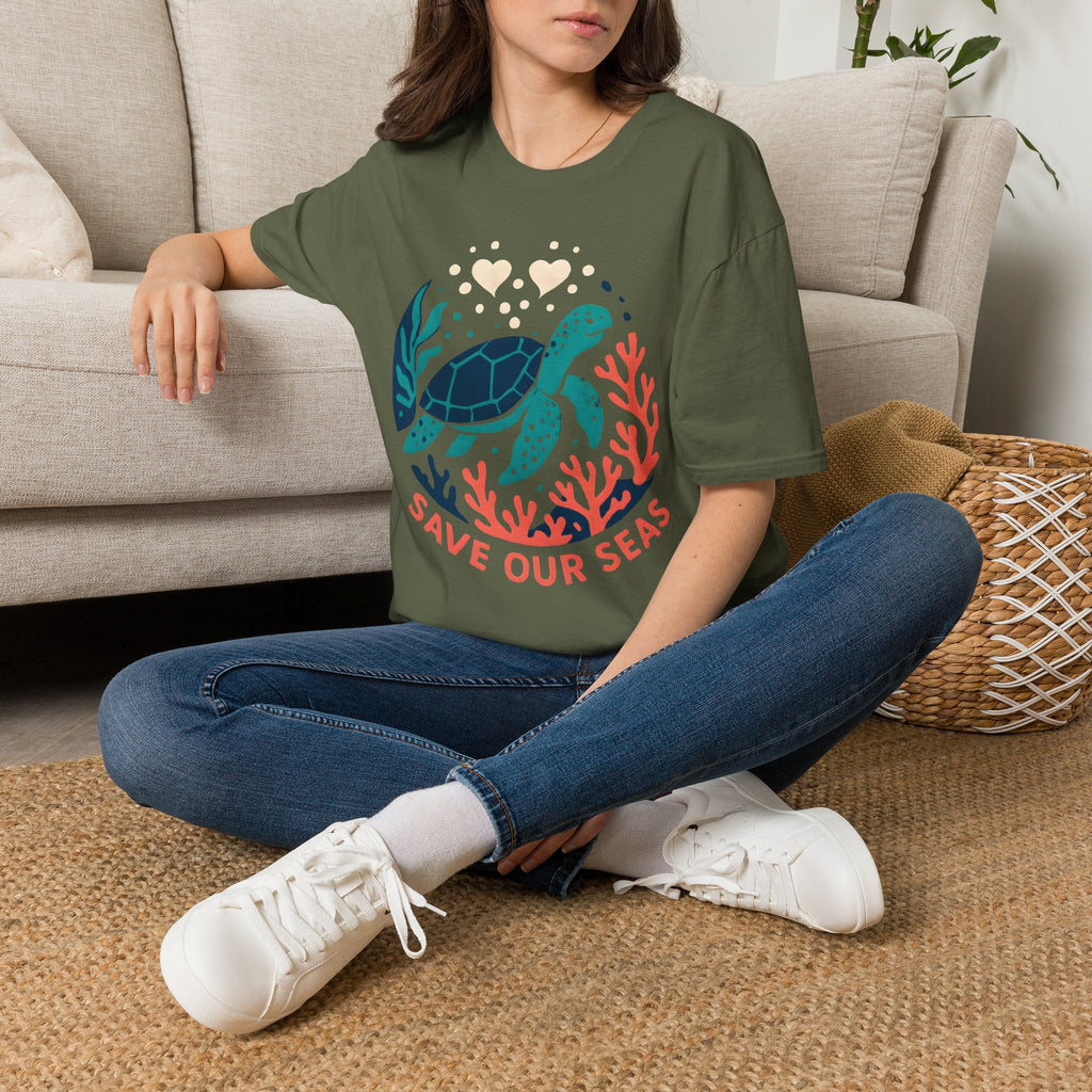 Save Our Seas Sea Turtle T-Shirt — Ocean Conservation Tee