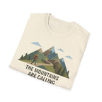 Campground Scenic T-Shirt — Minimalist Tent & Campfire Graphic