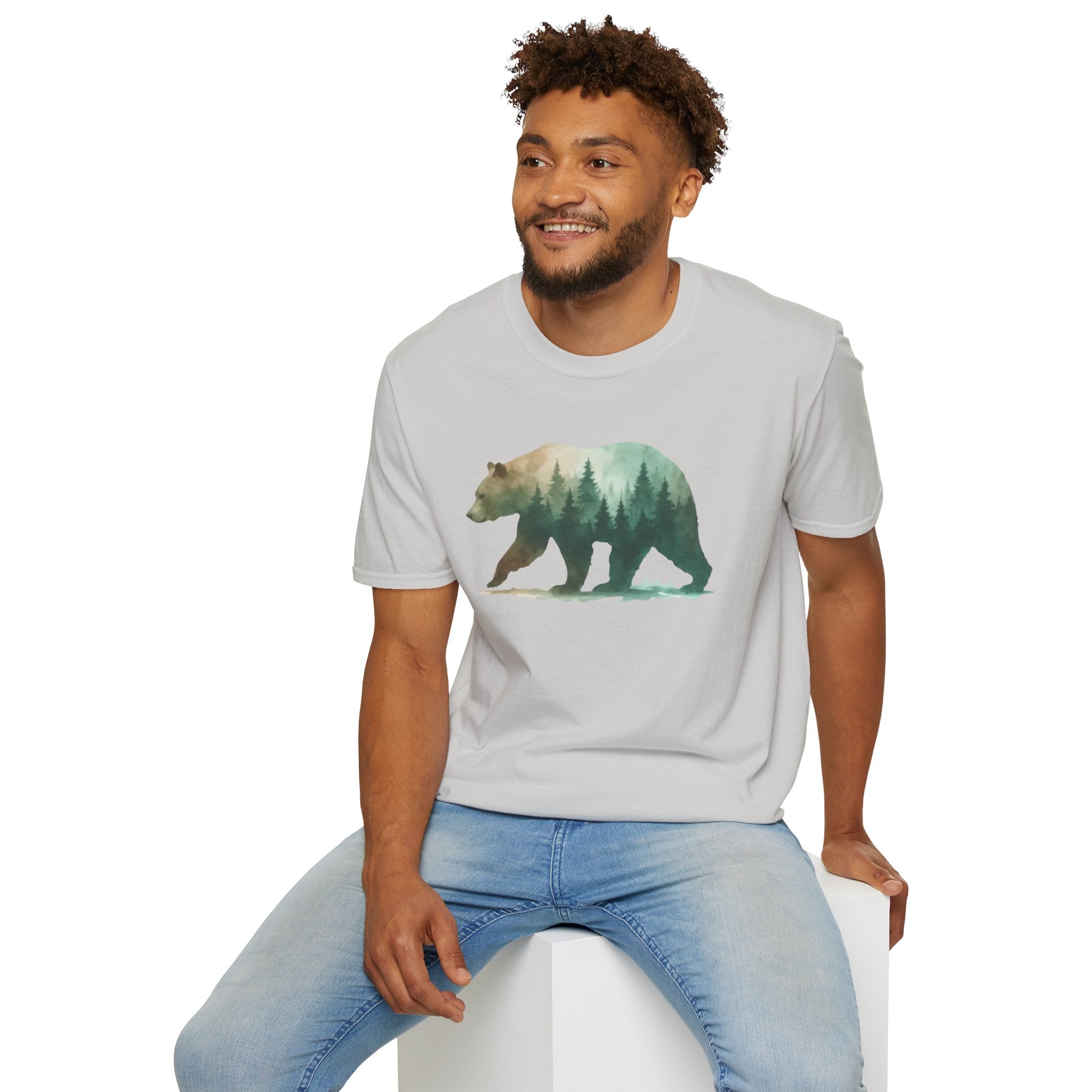 Forest Bear Silhouette T-Shirt