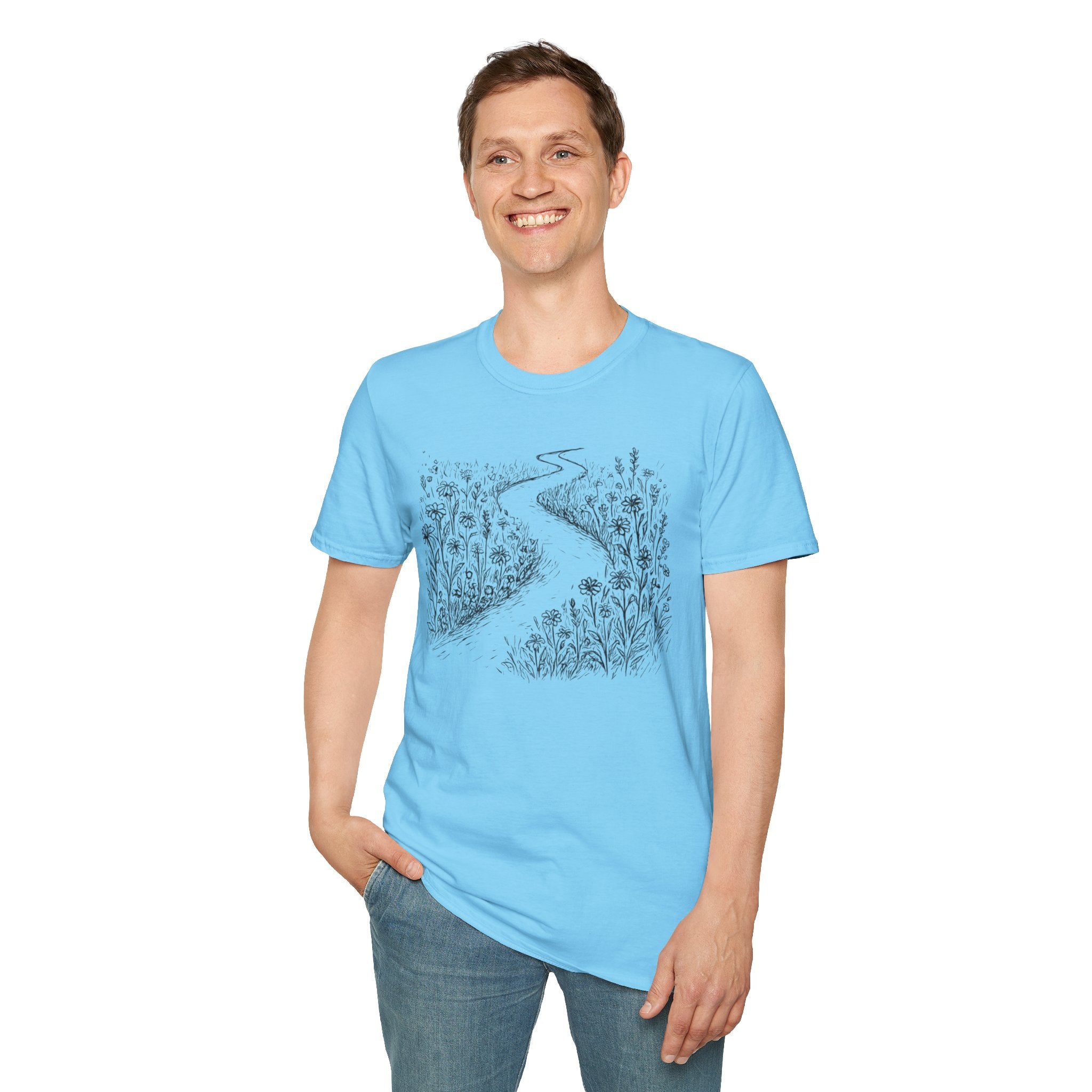 Winding Path Through The Meadow T-Shirt