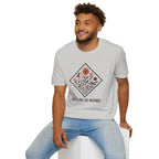 Floral Motif "Nature Is Home" T-Shirt