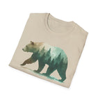 Forest Bear T-Shirt — Watercolor Woodland Bear Graphic Tee Shirt