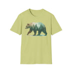 Forest Bear T-Shirt — Watercolor Woodland Bear Graphic Tee Shirt
