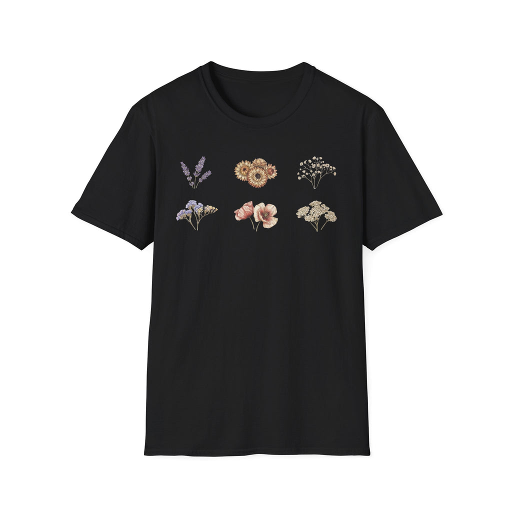 Floral Mini Bouquet T-Shirt — Vintage Botanical Graphic Tee