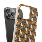 Eco-Friendly Phone Case — Vintage Camper Pattern Biodegradable iPhone Cover