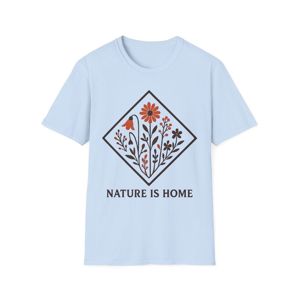 "Nature Is Home" Floral T-Shirt