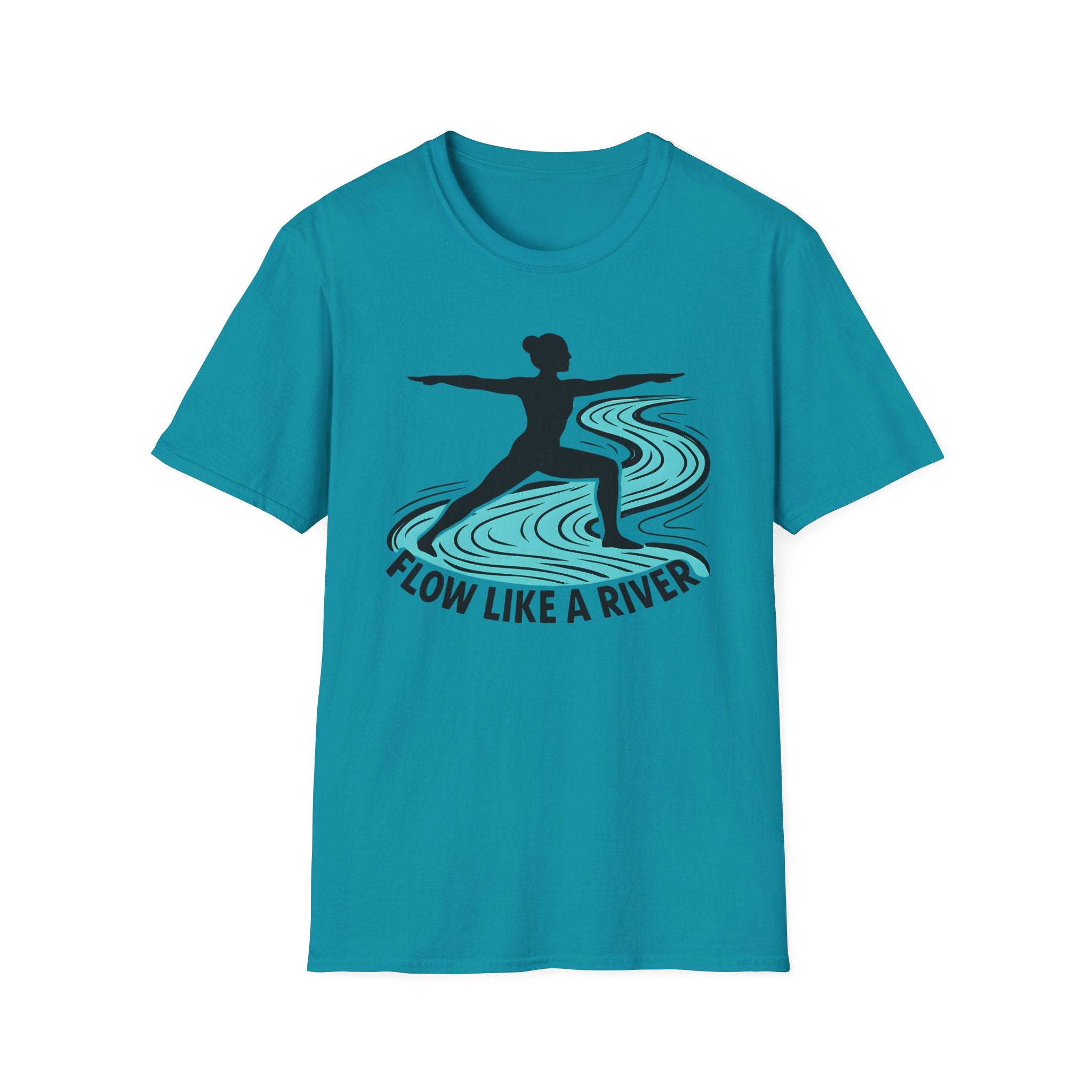 "Flow Like A River" Yoga T-Shirt