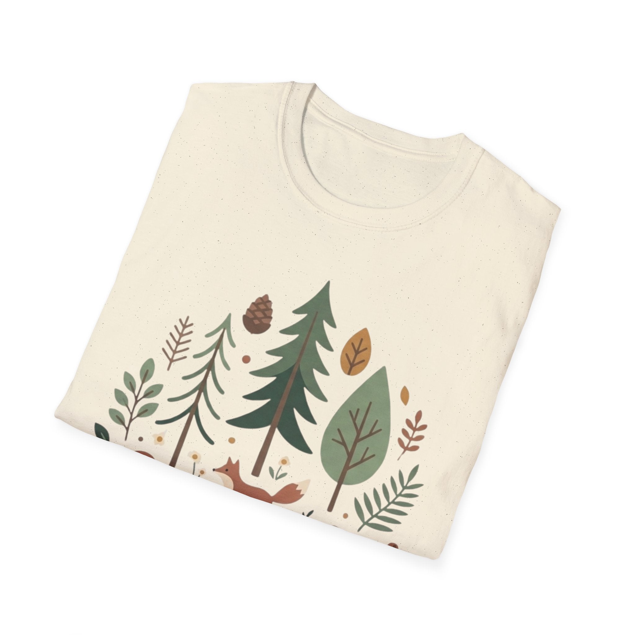Woodland Fox T-Shirt — Nature Forest Camping Graphic Tee