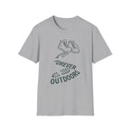 Boots with Footprints "Forever Outdoors" T-Shirt