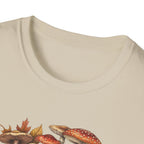 Mushroom & Autumn Leaves T-Shirt
