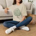 "Nurture Our Nature" Tree T-Shirt – Eco-Friendly Conservation Tee Shirt