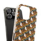 Eco-Friendly Phone Case — Vintage Camper Pattern Biodegradable iPhone Cover