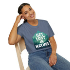 "Get Lost in Nature" Pine Trees T-Shirt
