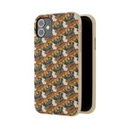 Eco-Friendly Phone Case — Vintage Camper Pattern Biodegradable iPhone Cover