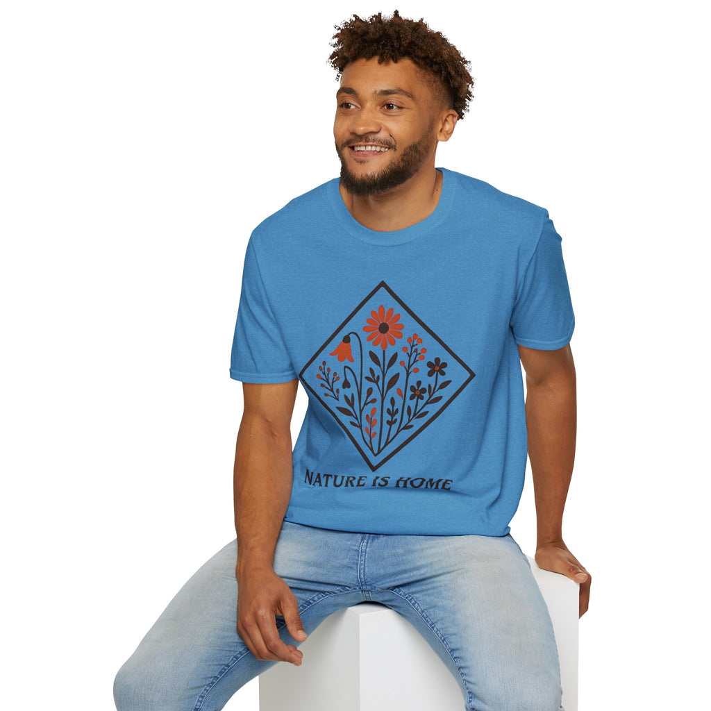 "Nature Is Home" Floral T-Shirt
