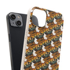 Eco-Friendly Phone Case — Vintage Camper Pattern Biodegradable iPhone Cover