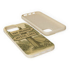 Biodegradable Phone Case — 'Nap Meadow' Mystic Lake Camping Design