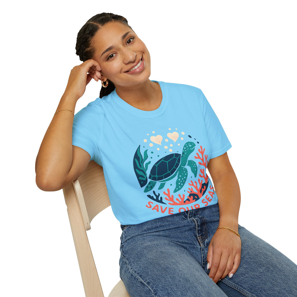 Save Our Seas Sea Turtle T-Shirt — Ocean Conservation Tee