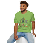 Woodland Fox T-Shirt — Nature Forest Camping Graphic Tee