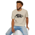 Bear & Forest T‑Shirt - Rustic Woodland Graphic Tee