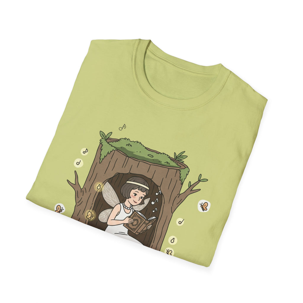 Forest Flapper Fairy Reading in Tree Hollow T-Shirt