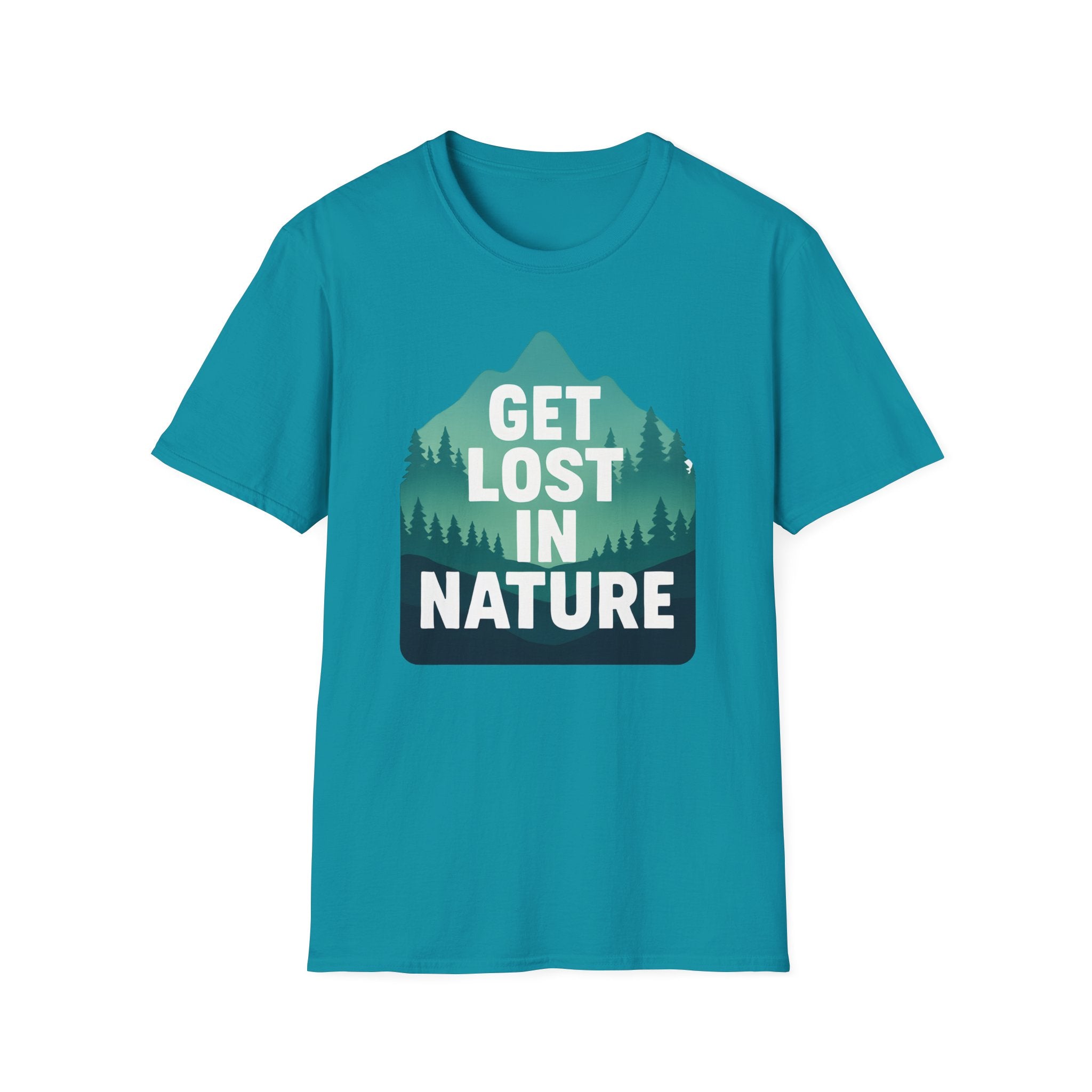 "Get Lost in Nature" Pine Trees T-Shirt