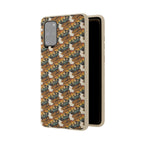 Eco-Friendly Phone Case — Vintage Camper Pattern Biodegradable iPhone Cover