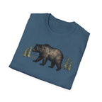 Bear & Pines T‑Shirt — Rustic Woodland Graphic Tee