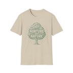 "Nurture Our Nature" Tree T-Shirt – Eco-Friendly Conservation Tee Shirt