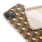 Eco-Friendly Phone Case — Vintage Camper Pattern Biodegradable iPhone Cover